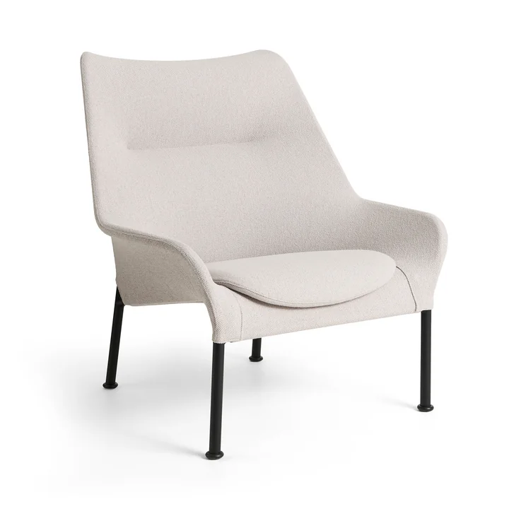 HAY - O2 lounge chair, black / light gray (lift)