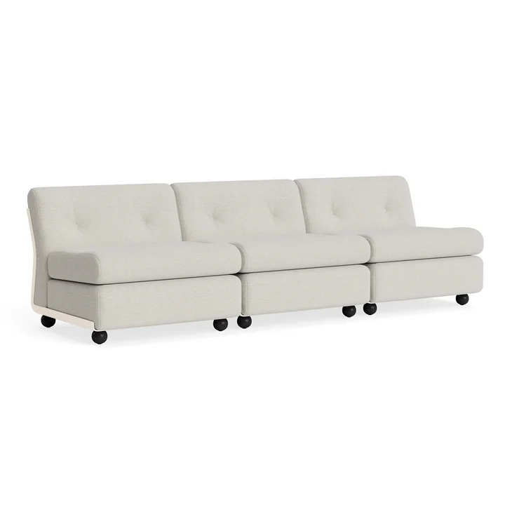 HAY - Amanta 3-seater sofa, cream beige / light gray ( HAY Story 102)