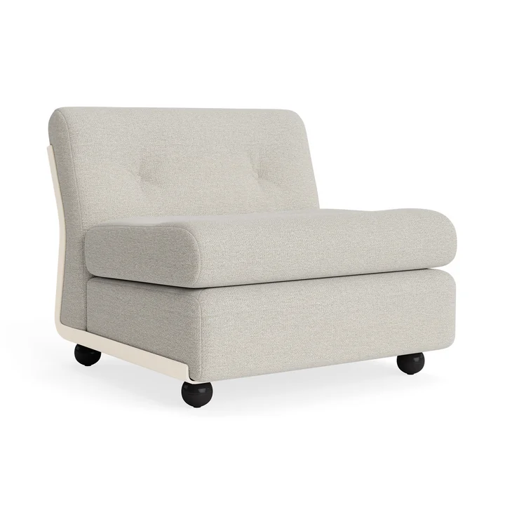 HAY - Amanta 1-seater sofa, cream beige / light gray ( HAY Story 102)