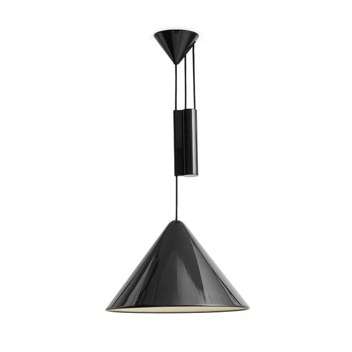 HAY - Compass Pendant light, Ø 43 cm, height-adjustable, soft black