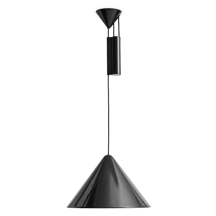 HAY - Compass Pendant light, Ø 43 cm, height-adjustable, soft black