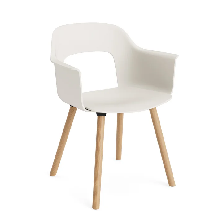 HAY - Layout 221 Armchair, oak / cream white