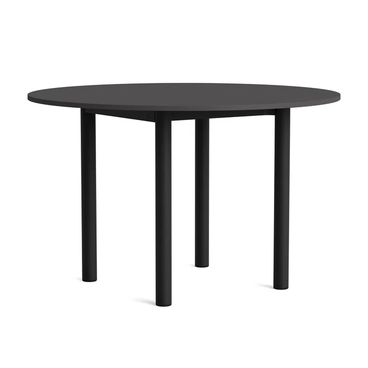HAY - Annex Dining table Ø 120 cm, dark gray / charcoal