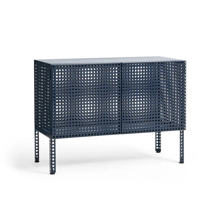 HAY - Perforated Cabinet S, steel blue