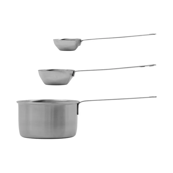 Nicolas Vahé - Measure measuring spoon, silver (set of 3)