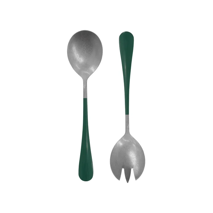 Nicolas Vahé - Serv Salad servers, green (2 pcs.)
