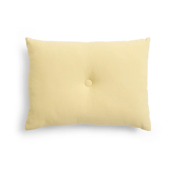 HAY - Dot Cushion Linen, 45 x 60 cm, soft yellow