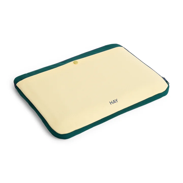 HAY - Multi Laptop Cover, 34.5 x 26 cm, soft yellow multi
