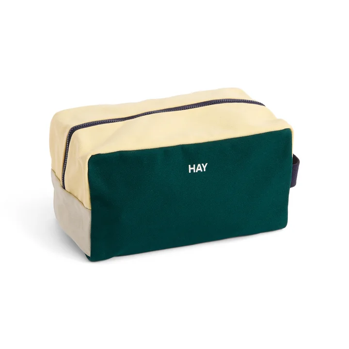 HAY - Multi Toiletry bag, M, dark green multi