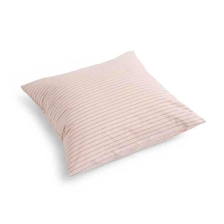 HAY - Fineline Pillowcase, 80 x 80 cm, soft pink