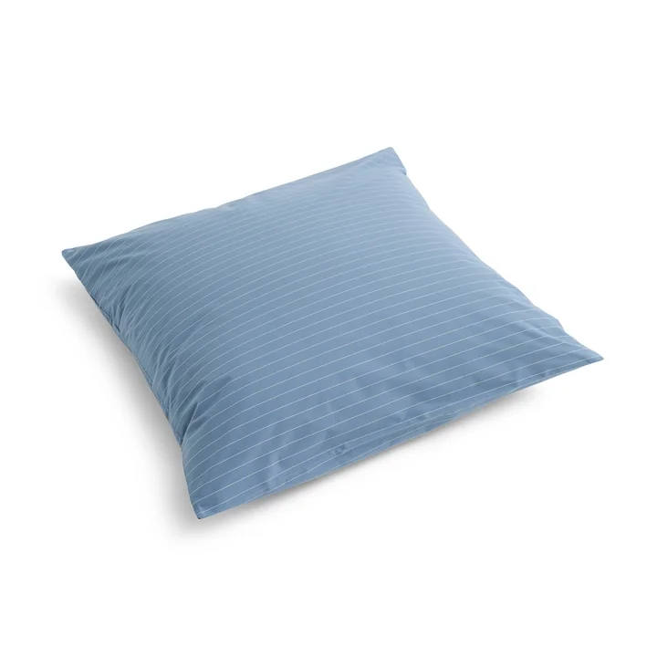 HAY - Fineline Pillowcase, 80 x 80 cm, blue
