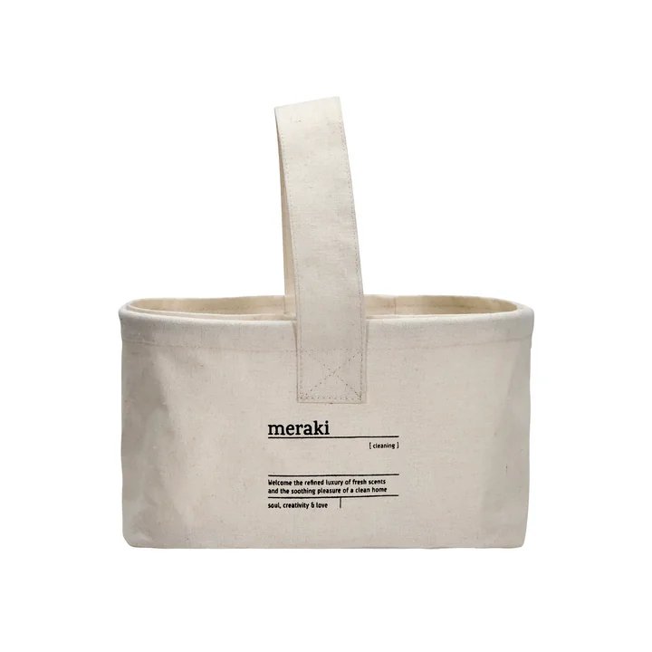 Meraki - Clean Basket, 25 x 1 6. 5 cm, white