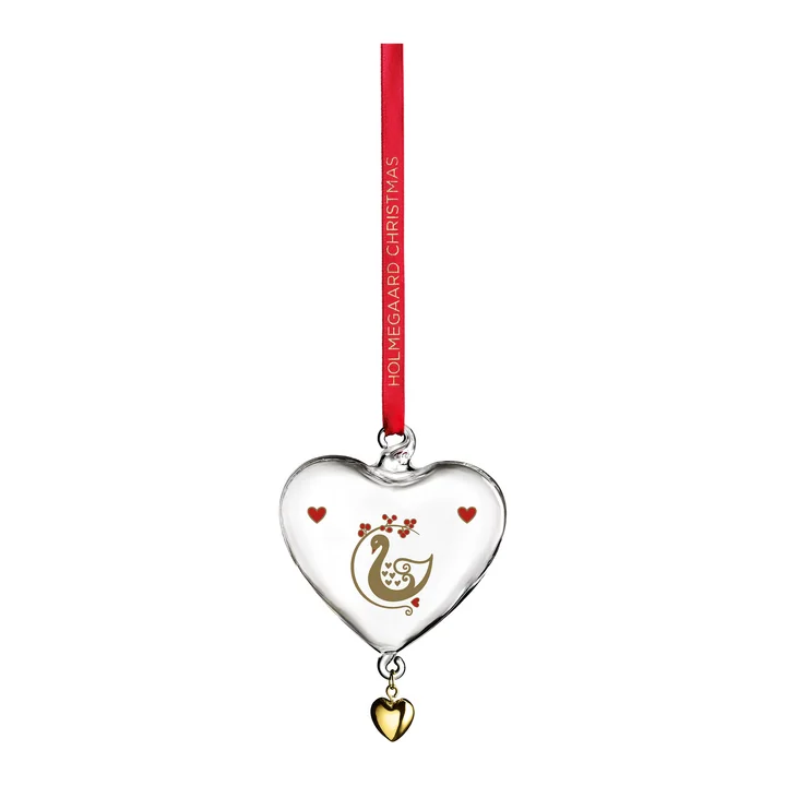 Holmegaard - Christmas heart 2025 Ann-Sofi Romme small, clear