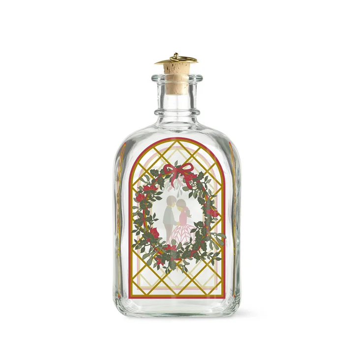 Holmegaard - Christmas bottle 2025, 73 cl, multicolor