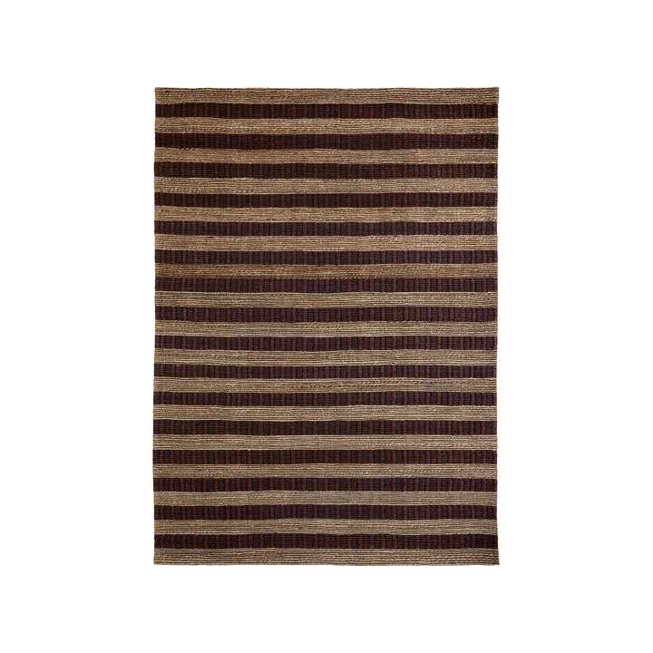 House Doctor - Block Rug, 160 x 230 cm, nature / brown
