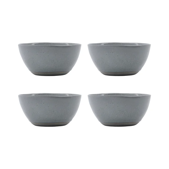 House Doctor - Vida Bowl, Ø 12 cm, light blue (set of 4)
