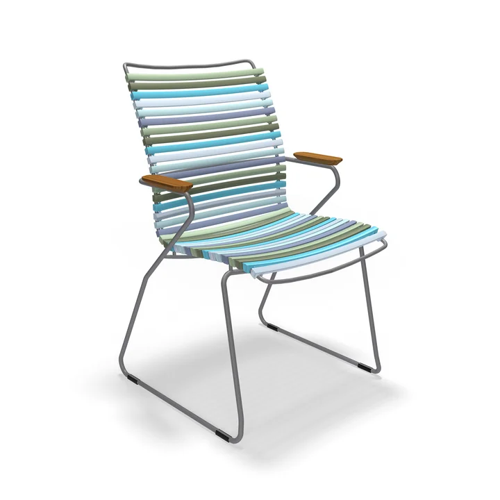 HOUE - CLICK Outdoor Dining armchair with high backrest, multicolor 2