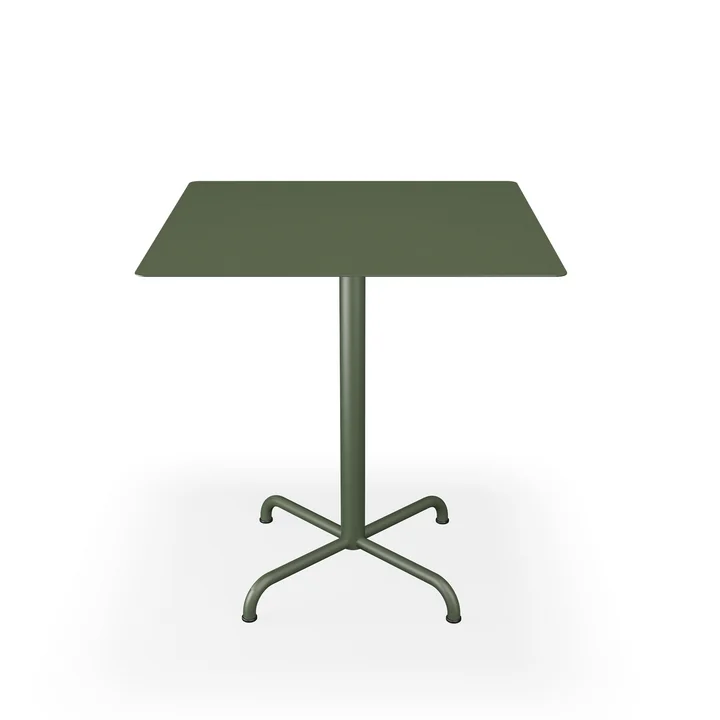 HOUE - Pico garden table, 70 x 70 cm, 4-star frame, olive green