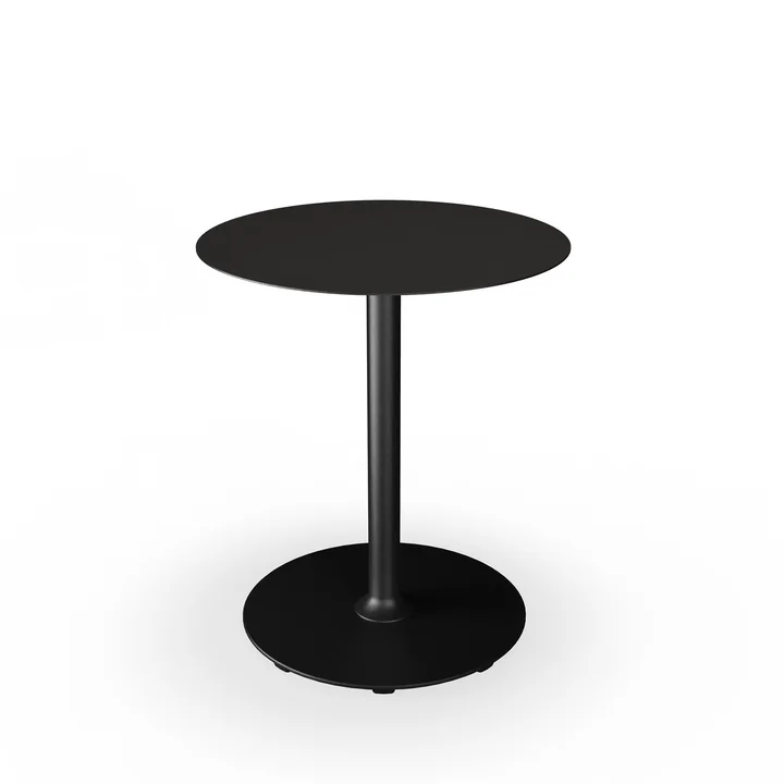 HOUE - Pico garden table, Ø 64 cm, round frame, black
