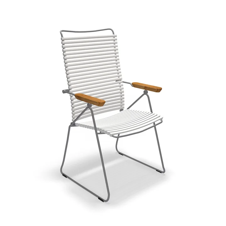 HOUE - CLICK Position outdoor armchair, muted white