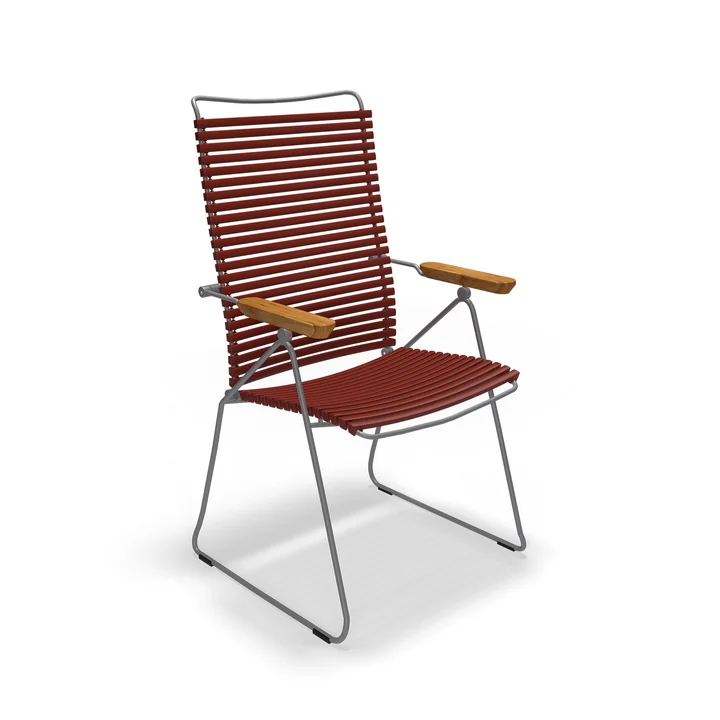 HOUE - CLICK Position outdoor armchair, paprika