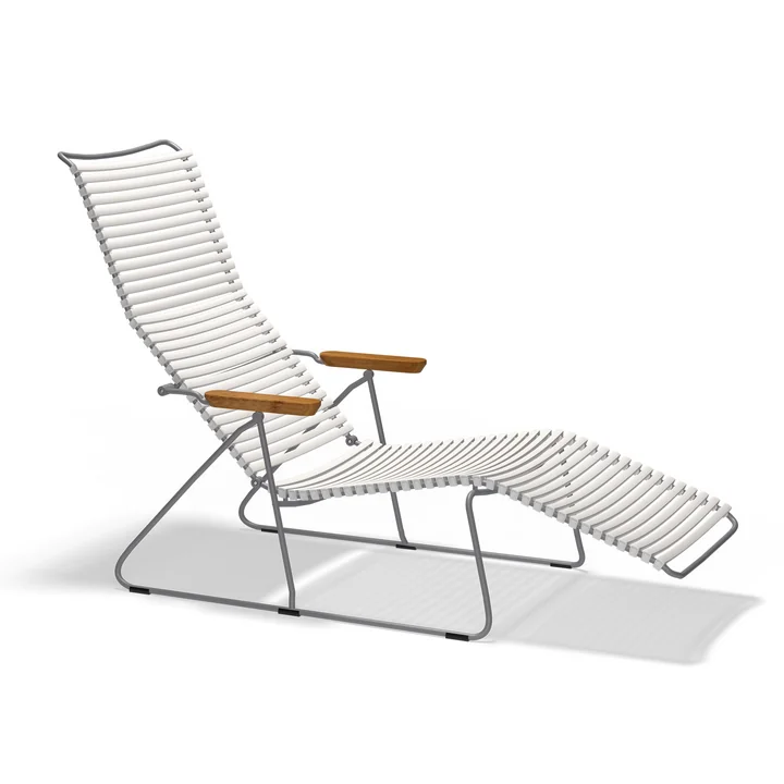 HOUE - CLICK Sun lounger, muted white