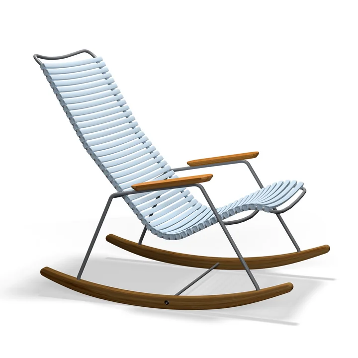 HOUE - CLICK Outdoor Rocking rocking chair, dusty light blue