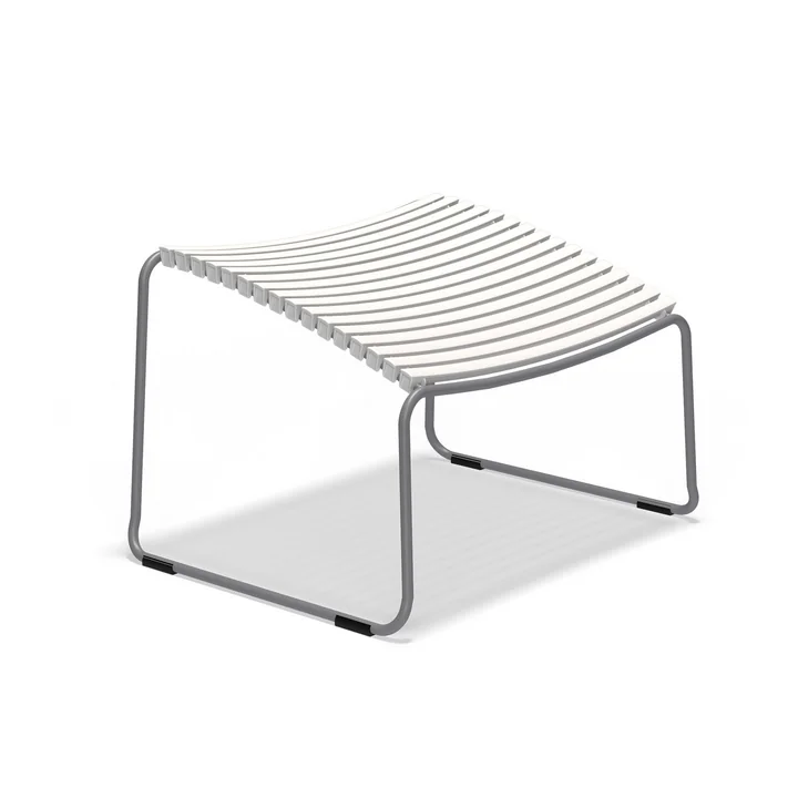 HOUE - CLICK Outdoor footstool, muted white