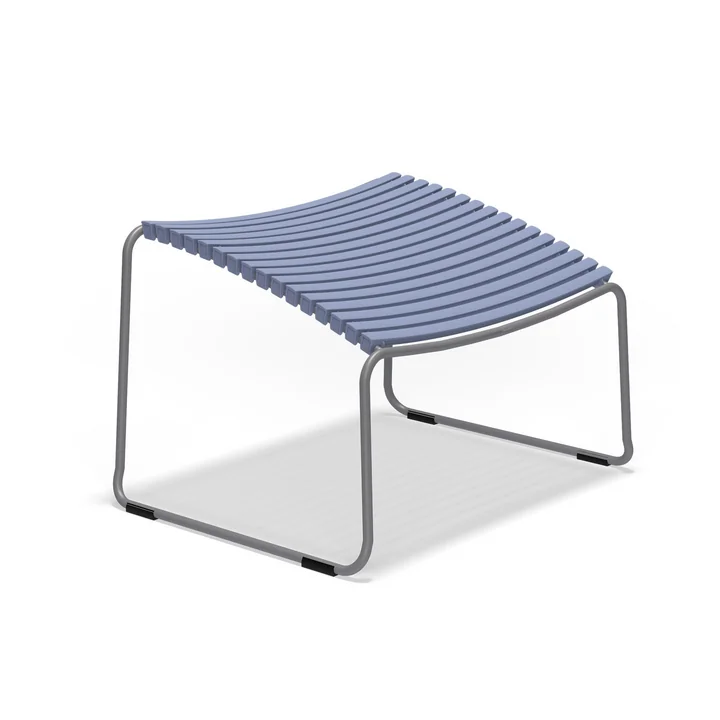 HOUE - CLICK Outdoor footstool, dove blue