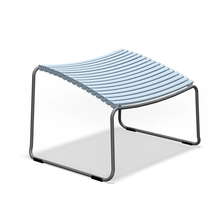 HOUE - CLICK Outdoor footstool, dusty light blue