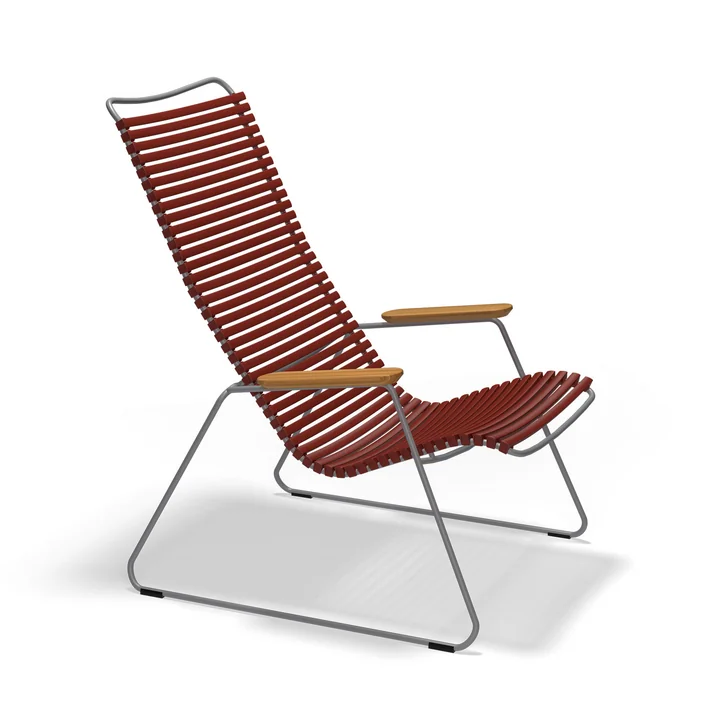 HOUE - CLICK Outdoor Lounge Chair, paprika