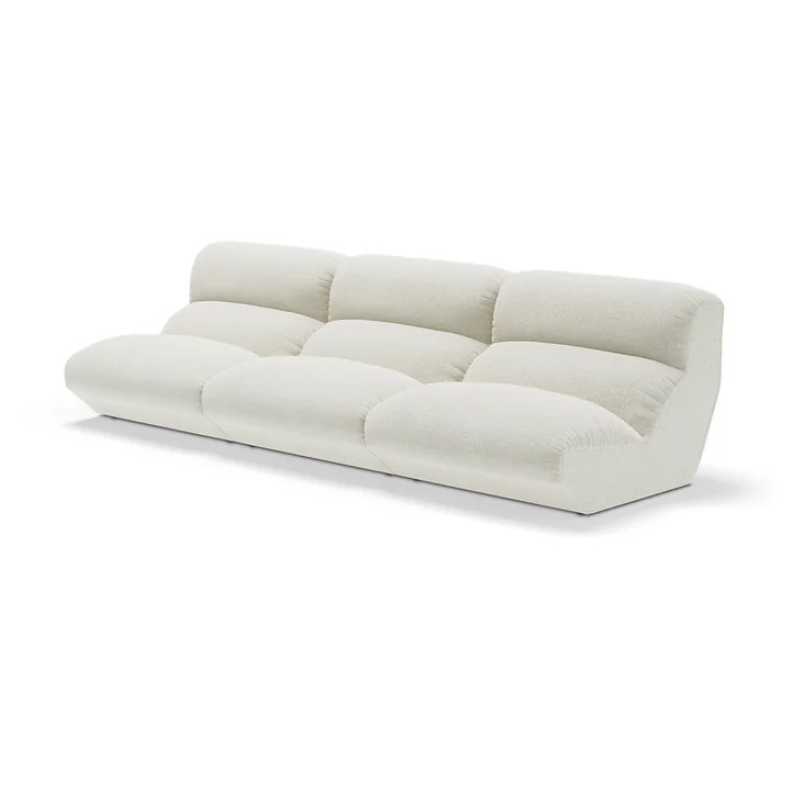 & Tradition - Hi Lo 3-seater sofa, configuration C, beige (fabric Gabriel Grain 61229)