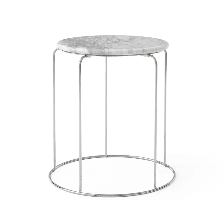& Tradition - Wire VP11 table top, Ø 38 cm, marble (Bianco Carrara)