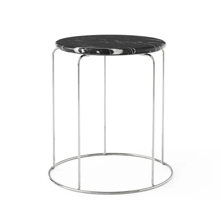& Tradition - Wire VP11 table top, Ø 38 cm, marble (Nero Marquina)