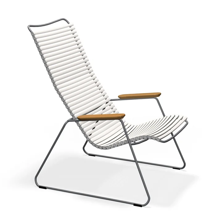 HOUE - CLICK Outdoor Lounge Chair, muted white