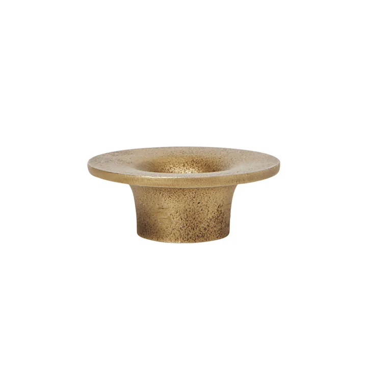 Ferm Living - Soothe Candle holder, brass finish