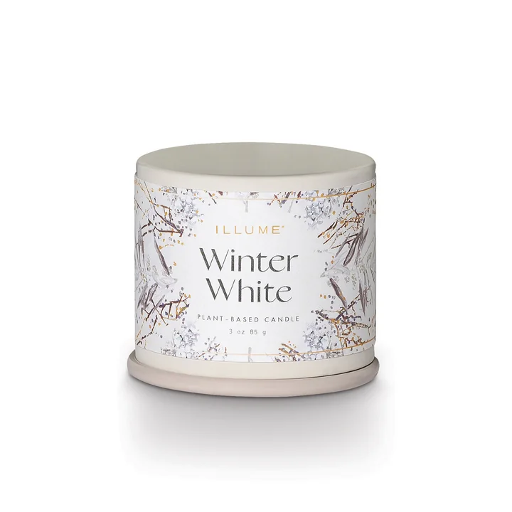 Bloomingville - ILLUME Demi Vanity Tin scented candle, Winter White