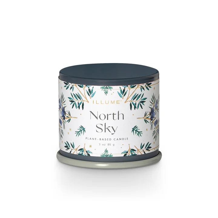 Bloomingville - ILLUME Demi Vanity Tin scented candle, North Sky