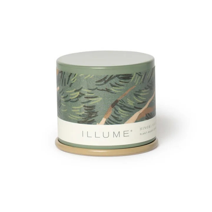 Bloomingville - ILLUME Demi Vanity Tin scented candle, Hinoki Sage
