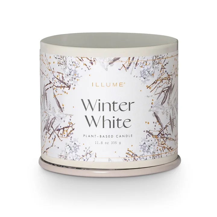 Bloomingville - ILLUME Vanity Tin scented candle, Winter White