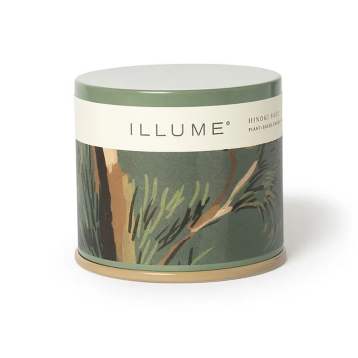 Bloomingville - ILLUME Vanity Tin scented candle, Hinoki Sage