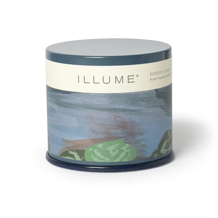 Bloomingville - ILLUME Vanity Tin scented candle, Hidden Lake