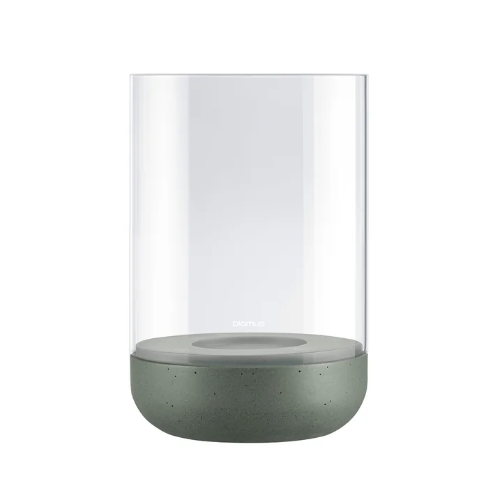 Blomus - Calma Lantern, Ø 15 cm, clear / agave green