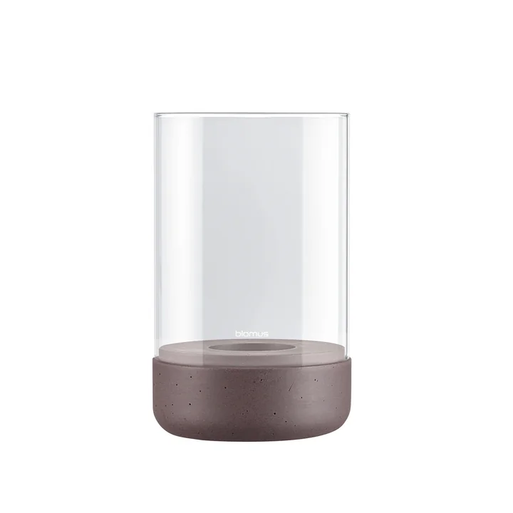Blomus - Calma Lantern, Ø 12 cm, clear / cedar wood