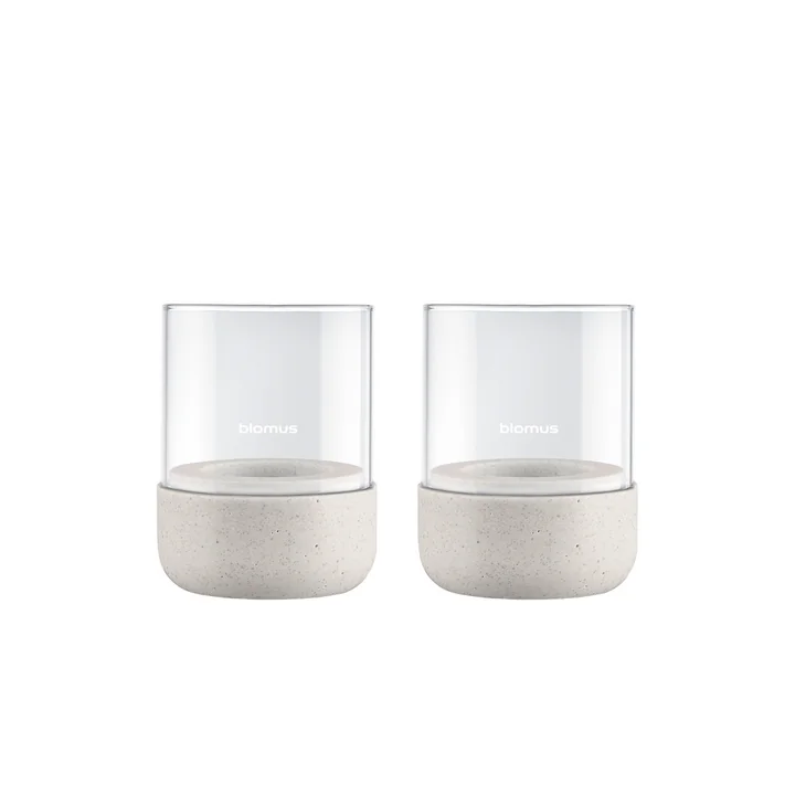 Blomus - Calma Lantern, Ø 7 cm, clear / moonbeam (set of 2)