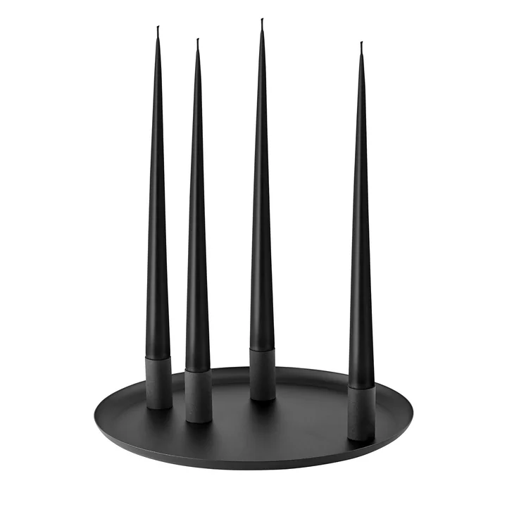 Blomus - Loha candle holder, round, black