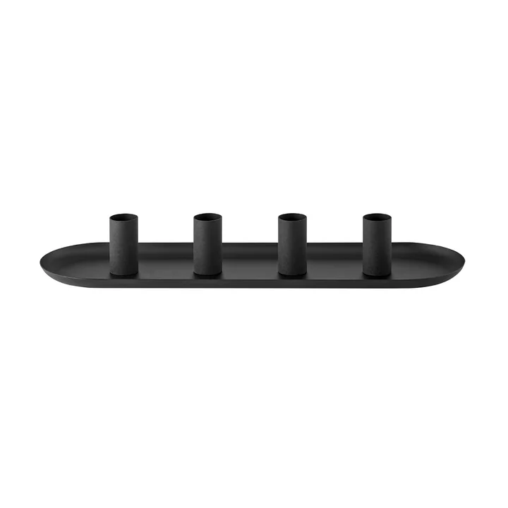 Blomus - Loha candle holder, oval, black