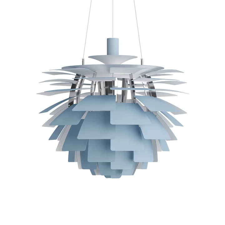 Louis Poulsen - PH Artichoke Ø 60 cm, dusty blue / chrome-plated