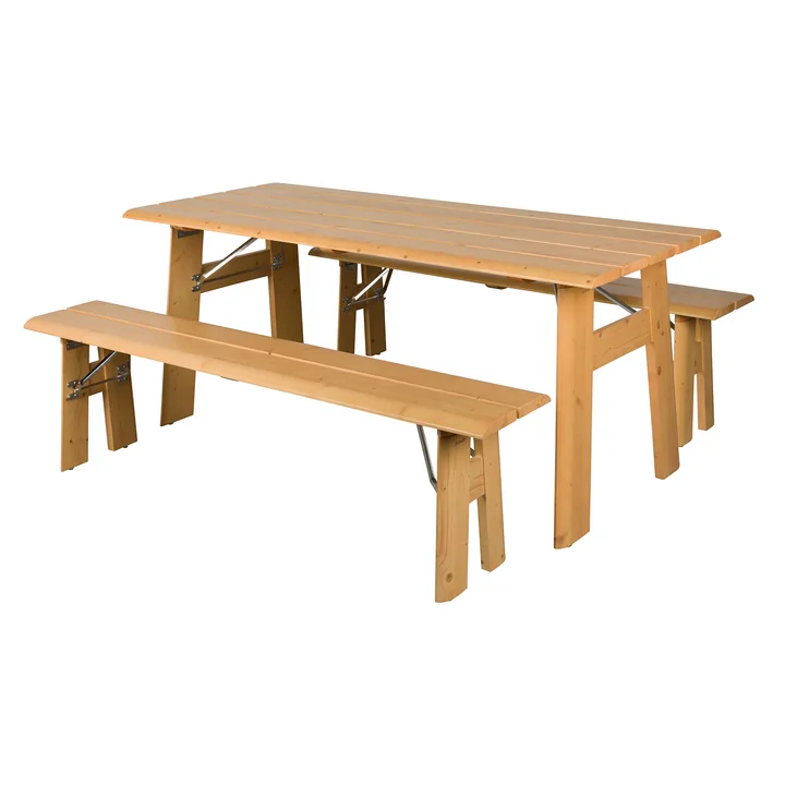 Zuiver - Avenue garden set, natural (3 pcs.)