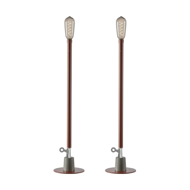 Weltevree - Sticklight LED outdoor light, oxide red (set of 2)